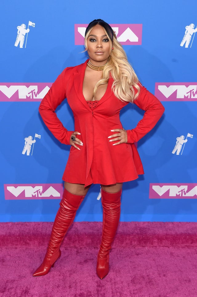 Teairra Mari at 2018 mtv vmas