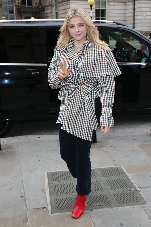 Chloe Grace Moretz at BBC Radio Studios in London