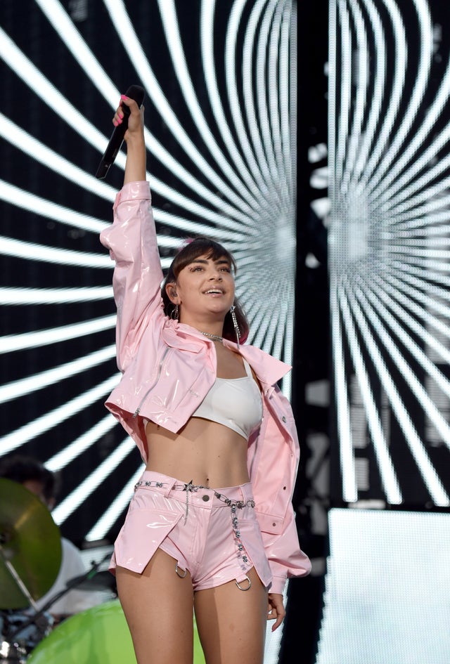 Charli XCX on stage in Nashville