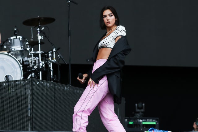 Dua Lipa at Leeds Festival