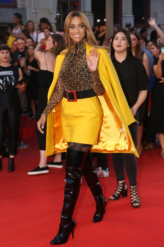 Tyra Banks at 2018 iHeartRadio MuchMusic Video Awards