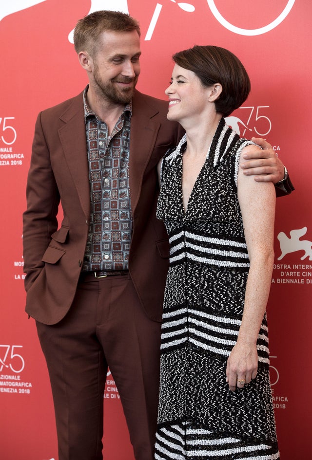 Ryan Gosling and Claire Foy at First Man photocall