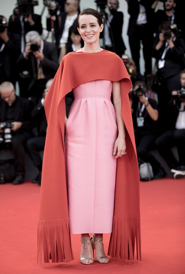 Claire Foy at first man premiere