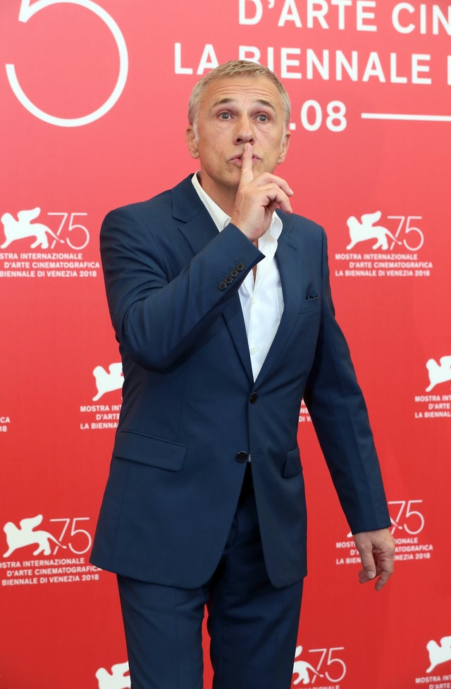 Christoph Waltz at Venice Film Festival jury photocall