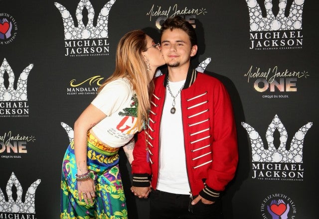 Paris Jackson and Prince Jackson at michael jackson diamond birthday celebration