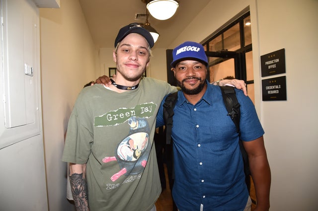 Pete Davidson and Donald Faison at NBA 2K19 launch event