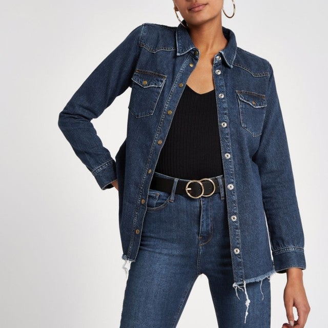 River Island denim shirt