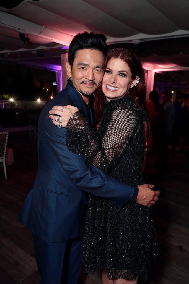 John Cho and Debra Messing at 'Searching' screening