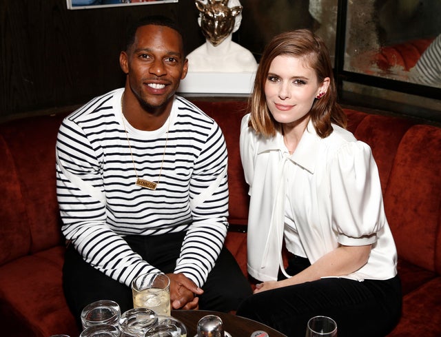 Victor Cruz and Kate Mara at NFL Sunday Ticket celebration