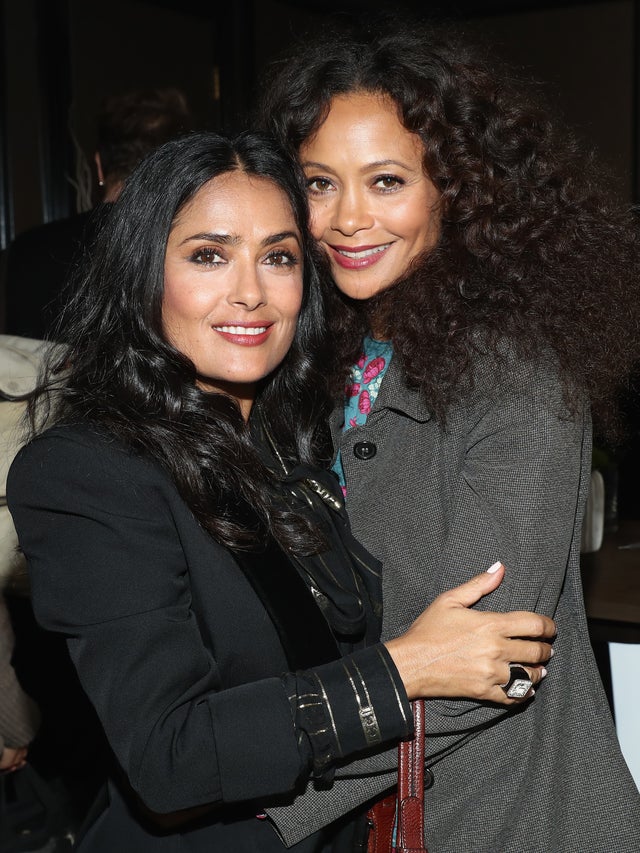 Salma Hayek and Thandie Newton at TIFF 2018