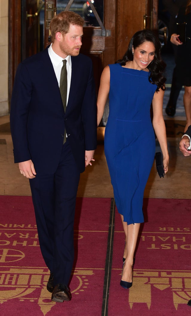 Meghan Markle and Prince Harry at concert