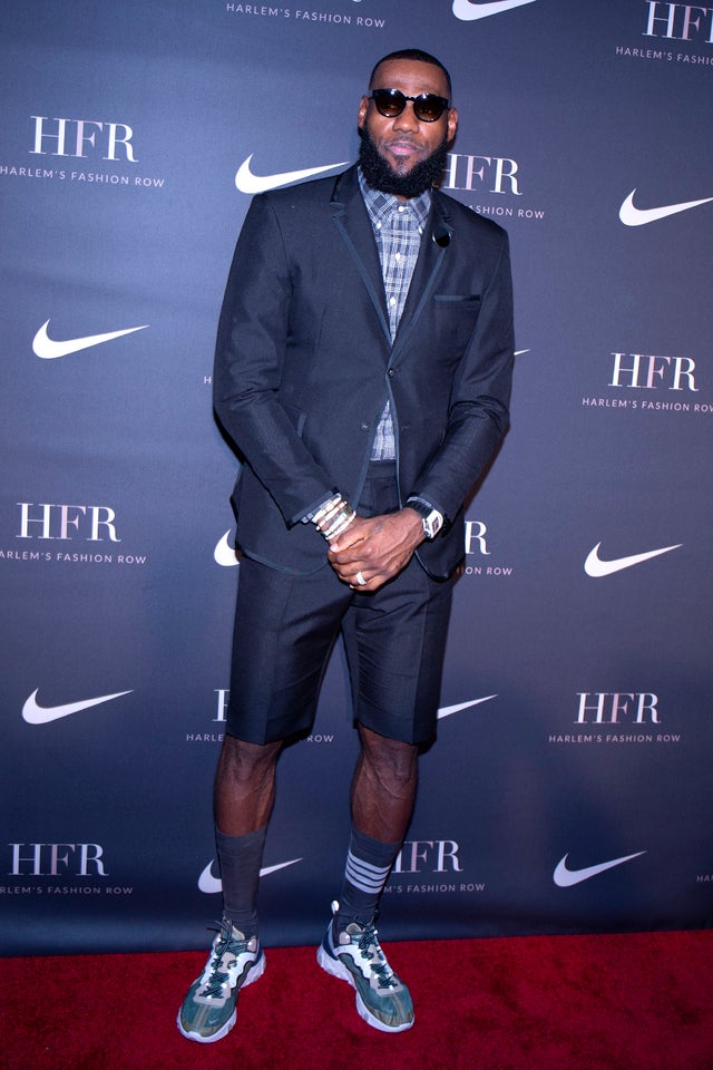 Lebron James at Harlem's Fashion Row