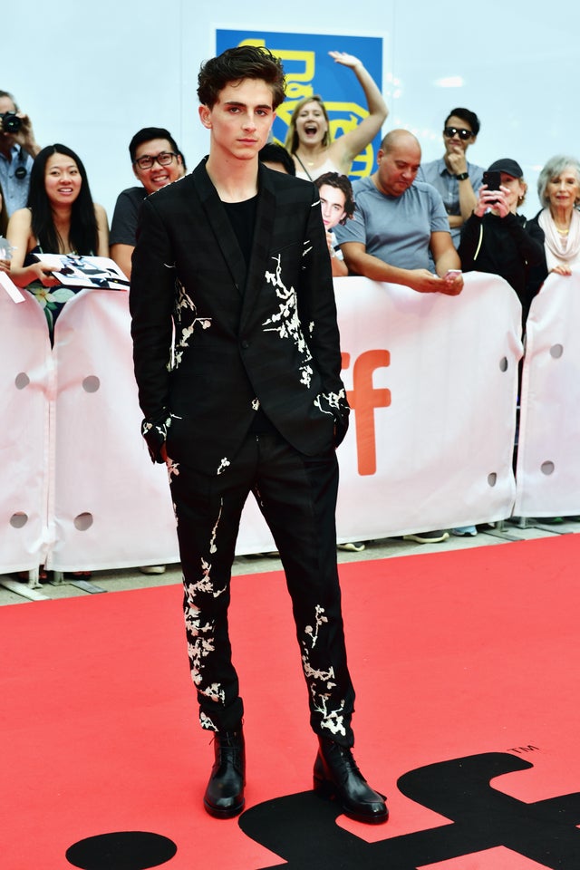 Timothee Chalamet Beautiful Boy premiere