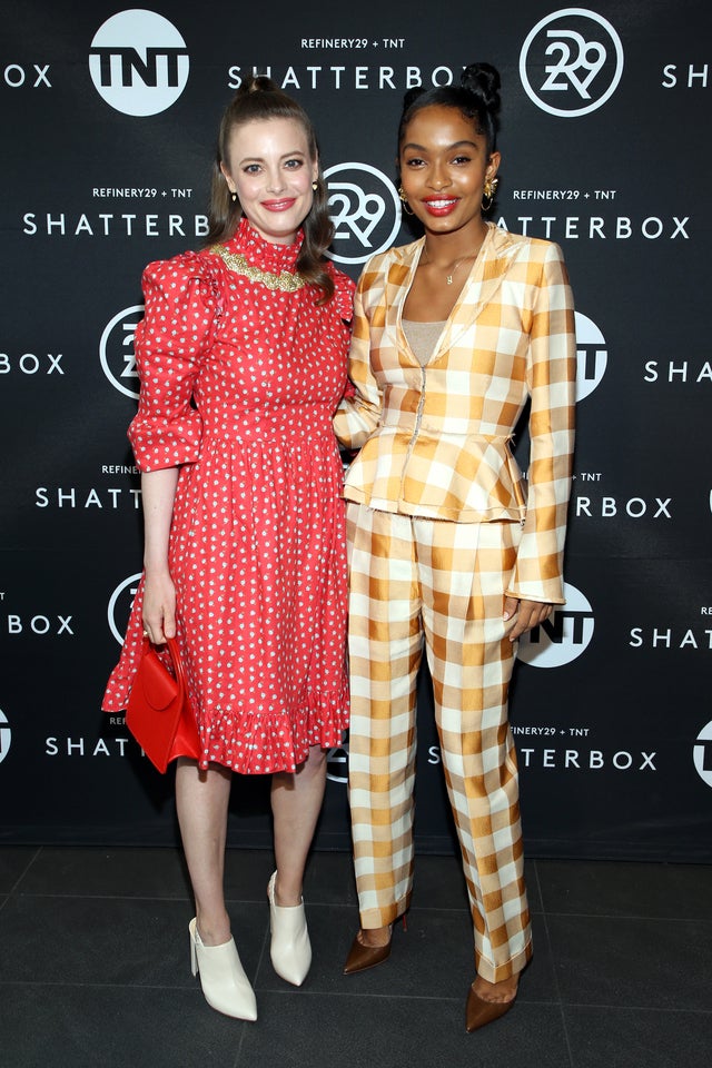 Gillian Jacobs and Yara Shahidi  at tiff 2018