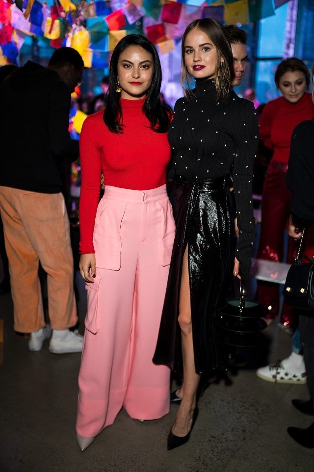 Camila Mendes and Debby Ryan at Prabal Gurung show