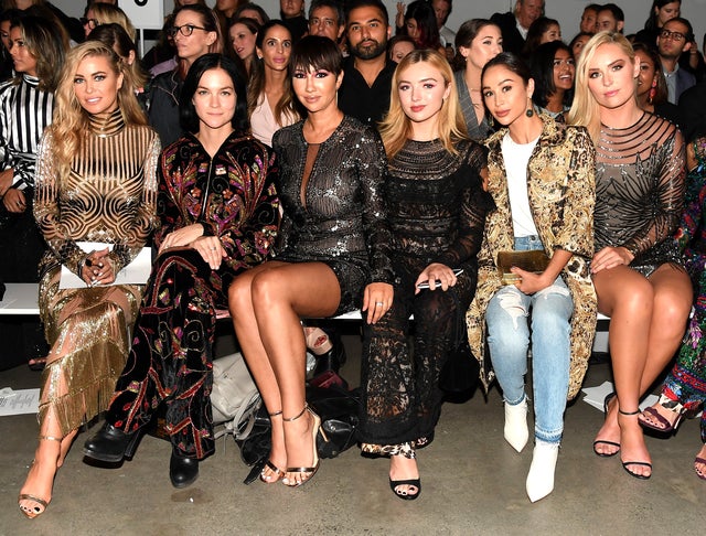 Carmen Electra, Leigh Lezark, Jackie Cruz, Peyton List and Cara Santana at nyfw 