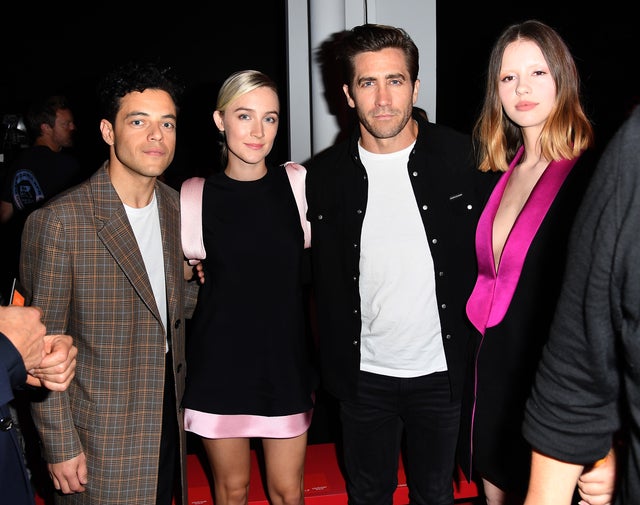 Rami Malek, Saoirse Ronan, Jake Gyllenhaal and Mia Goth at nyfw