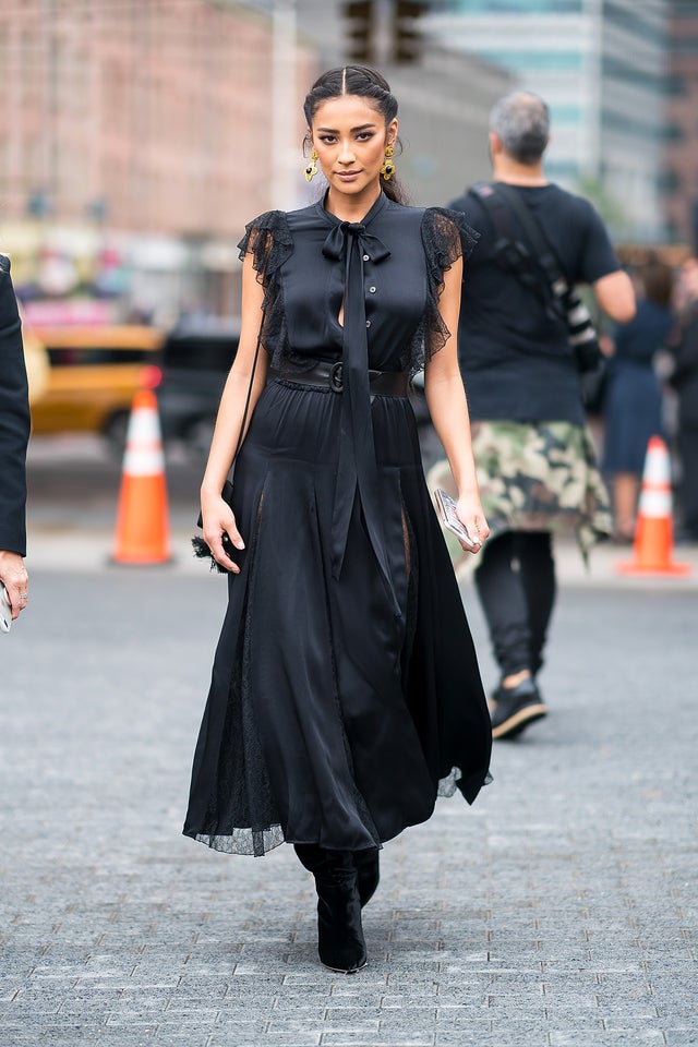 Shay Mitchell in NYC during NYFw