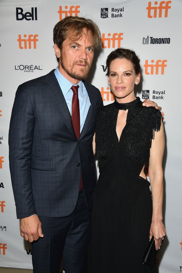 Michael Shannon and Hilary Swank at TIFF 2018