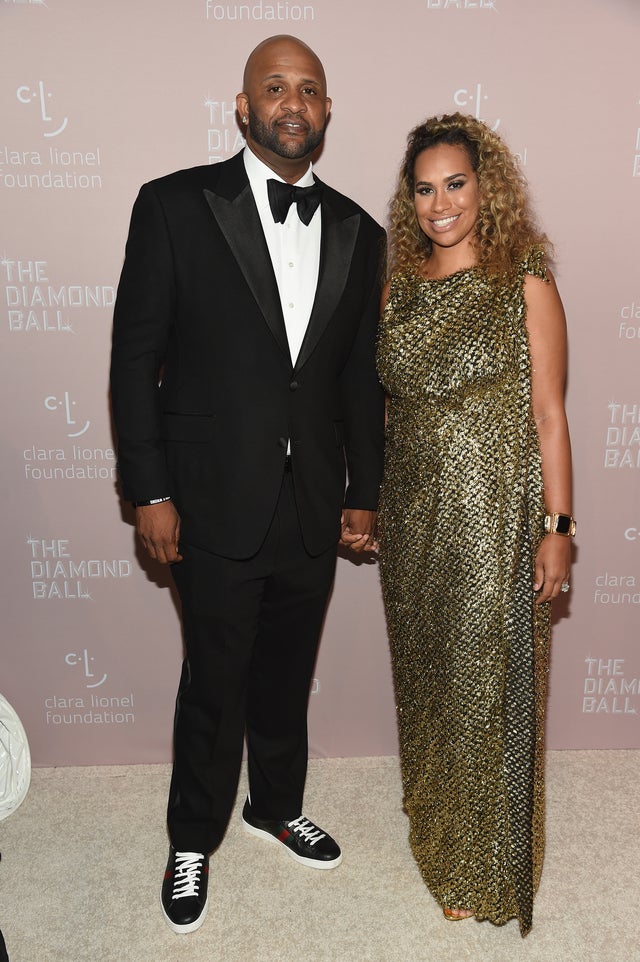 CC and Amber Sabathia at Diamond ball