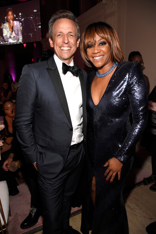 Seth Meyers and Tiffany Haddish at Diamond Ball