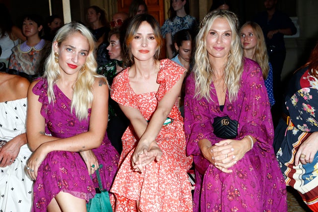 Jemima Kirke, Rose Byrne & Molly Sims at Ulla Johnson show