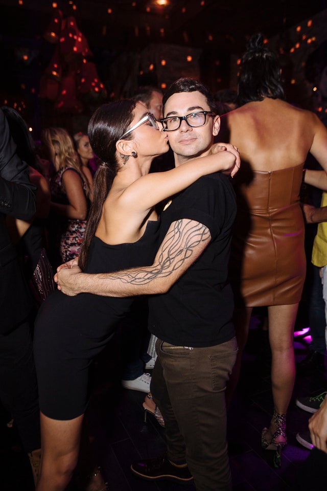 Sarah Hyland and Christina Siriano at CS afterparty