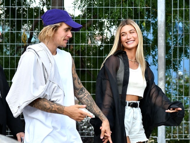 Justin Bieber and Hailey Baldwin at NYFW