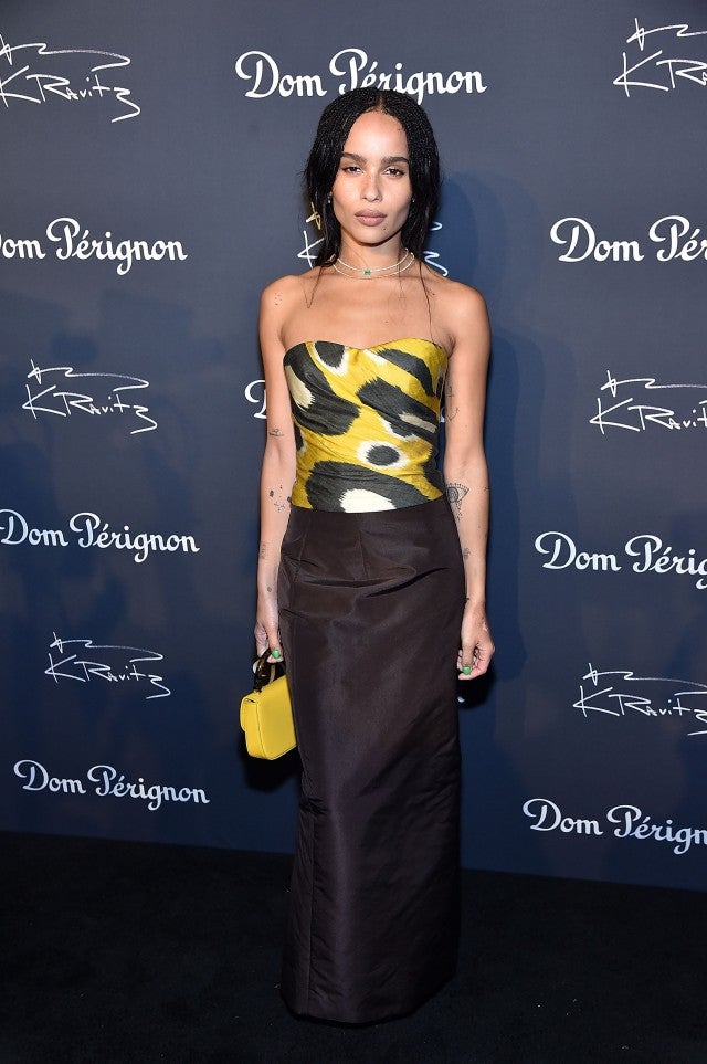 Zoe Kravitz at Lenny Kravitz exhibition