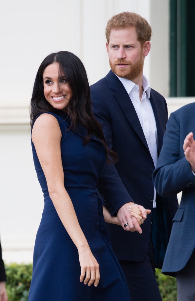 Meghan Markle baby bump - day 3 in australia