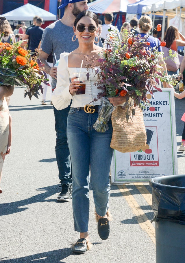 Vanessa Hudgens at farmers market