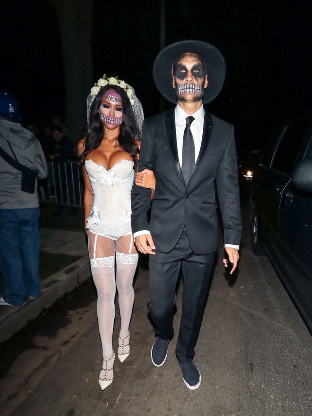 Cara Santana and Jesse Metcalfe - halloween 2018