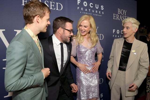 Lucas Hedges, Joel Edgerton, Nicole Kidman and Troye Sivan at Boy erased premiere