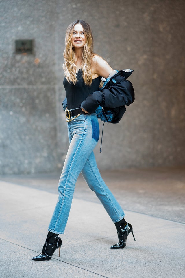 Behati Prinsloo at the 2018 Victoria's Secret Fashion Show fittings