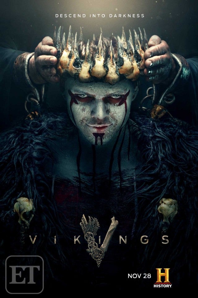  Mlilizart Ivar The Boneless Vikings Poster Metal Tin