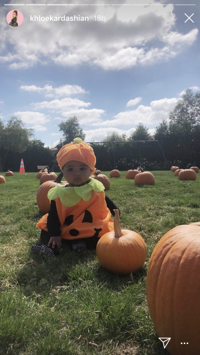 IN PICS: True Thompson's adorable first Halloween outfits
