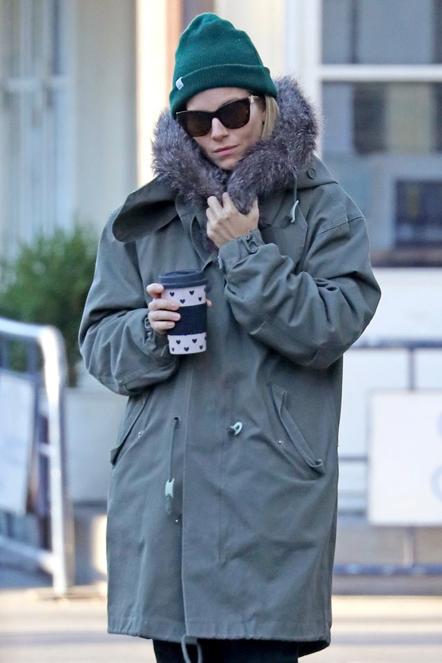 Sienna Miller bundled up in NYC