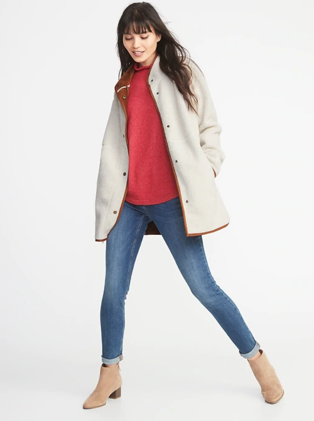 Old Navy sherpa coat