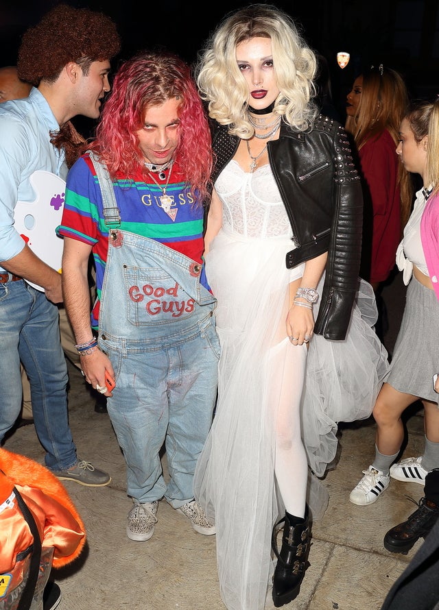 Mod Sun and Bella Thorne - halloween 2018