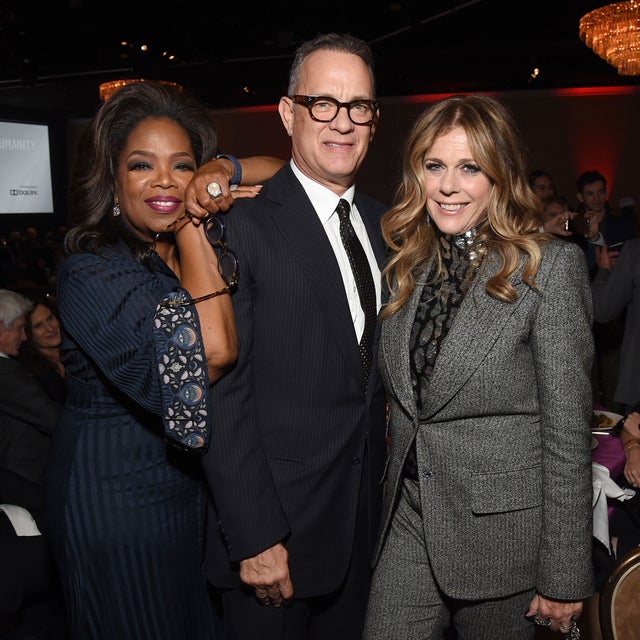 Oprah Winfrey, Tom Hanks and Rita Wilson