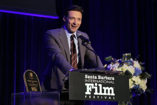 Hugh Jacman at Santa Barbara International Film Festivals