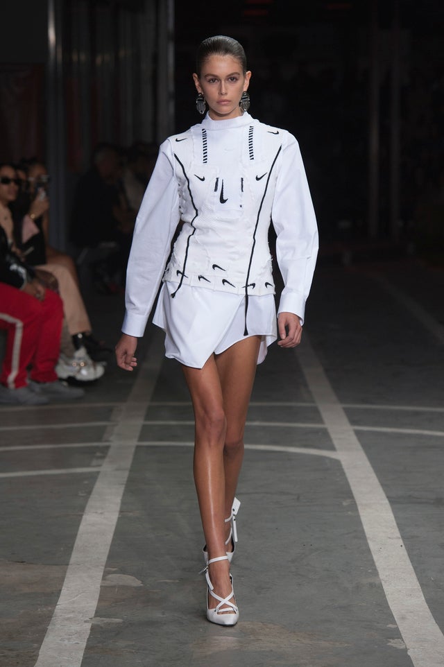 Kaia Gerber at off-white runway - paris fashion week