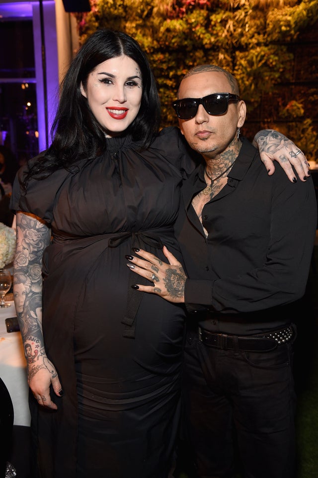 Kat Von D and husband in October 2018