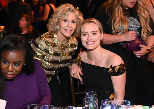 Jane Fonda and Taylor Schilling