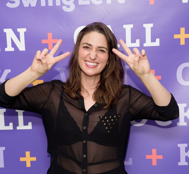 Sara Bareilles at swing left event