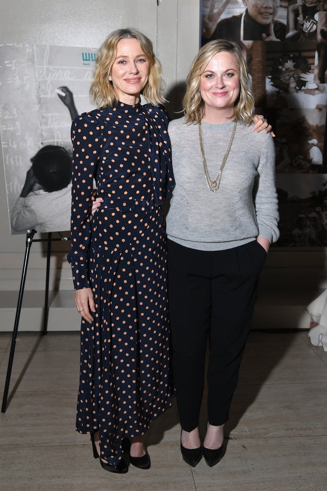 Naomi Watts and Amy Poehler at the Worldwide Orphans 14th Annual Gala at Cipriani Wall Street on November 5, 2018 in New York City.