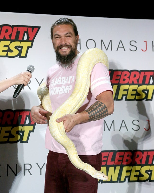 Jason Momoa at celebrity fan fest