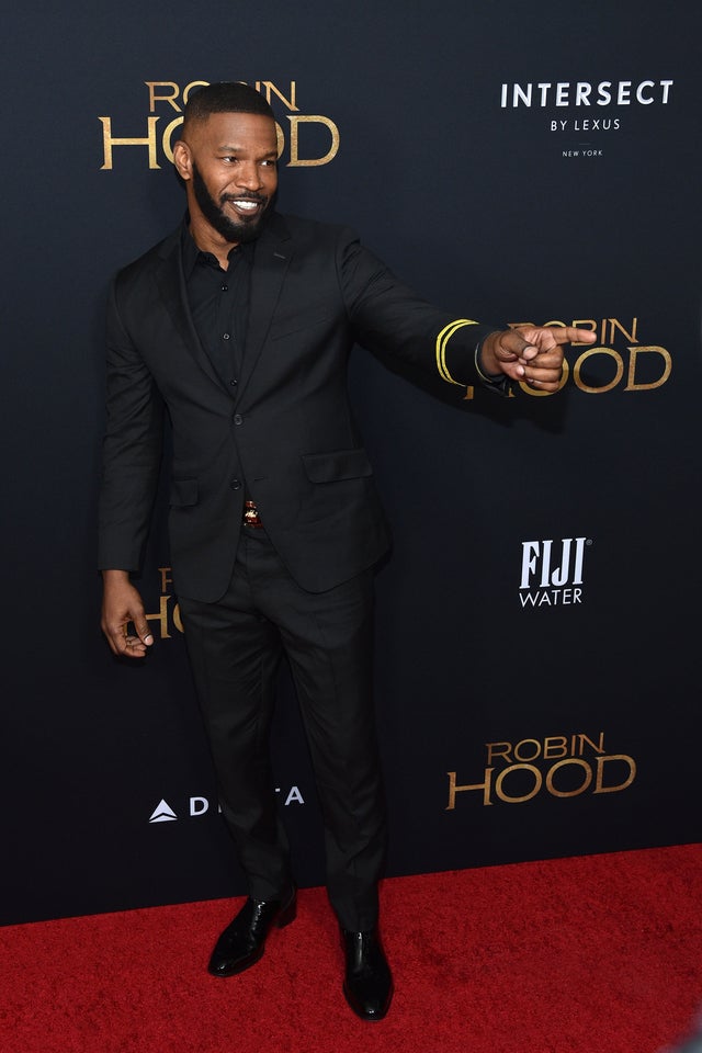 Jamie Foxx at Robin Hood screening