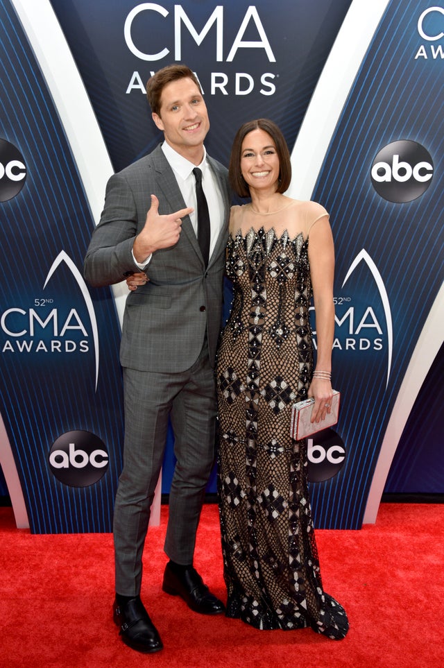 Walker Hayes and Laney Beville Hayes at cma awards