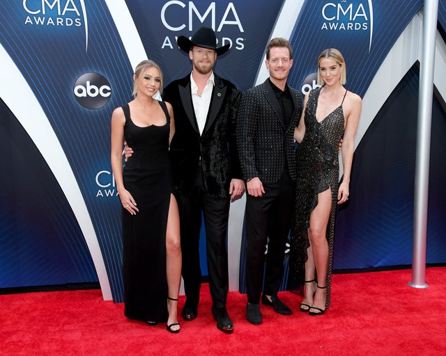 Florida Georgia Line and wives at CMA awards